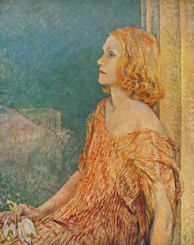 A senhora Melchett, 1935 de Glyn Warren Philpot
