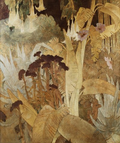 Jardim tropical de Glyn Warren Philpot