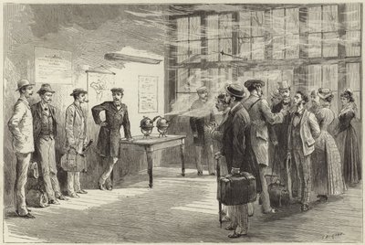 A cólera na Europa (gravura) de Godefroy Durand