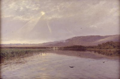 Um lago no distrito de Himmelbjerg, Jutlândia de Godfred Christensen