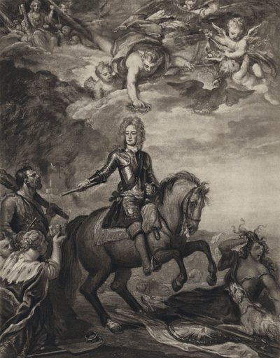 John Churchill, Duque de Marlborough (litho) de Godfrey (after) Kneller