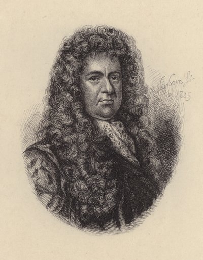 Samuel Pepys, político e diarista inglês (gravura) de Godfrey (after) Kneller