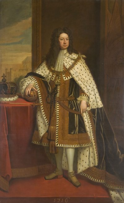 George I de Godfrey (studio of) Kneller