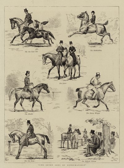 As Sete Idades da Equitação de Godfrey Douglas Giles