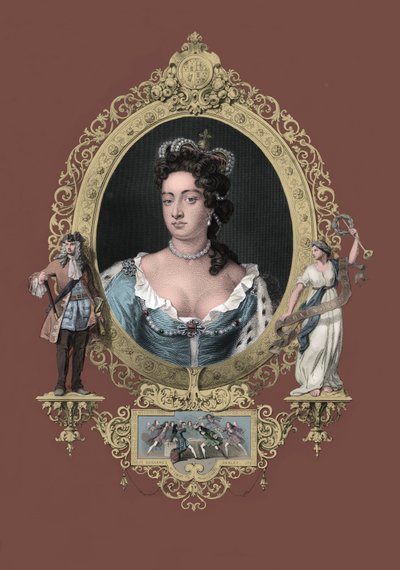Ana Rainha da Grã-Bretanha de Godfrey Kneller
