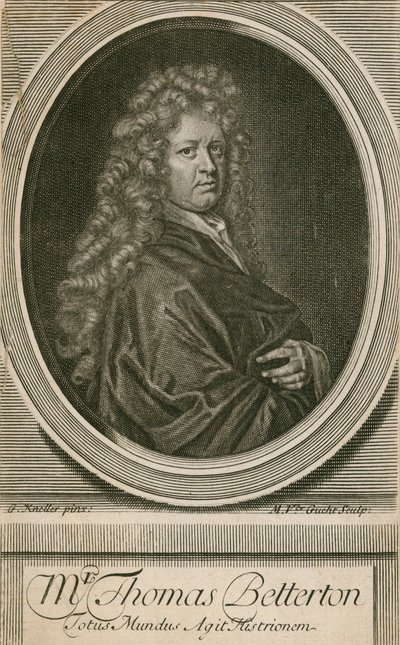 Thomas Betterton, ator de Godfrey Kneller