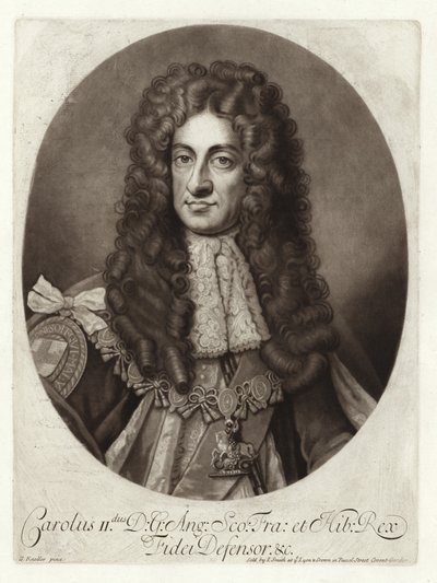 Retrato do rei charles ii de Godfrey Kneller