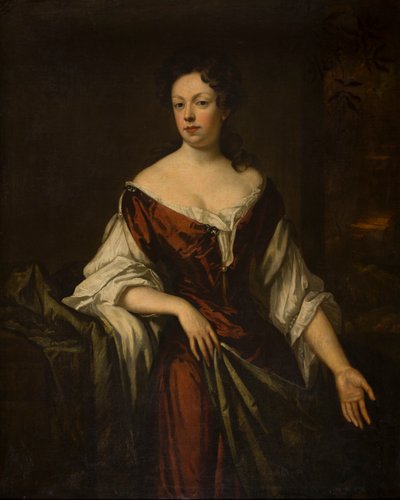 Retrato de uma Senhora, c.1666-1723 (óleo sobre tela) de Godfrey Kneller
