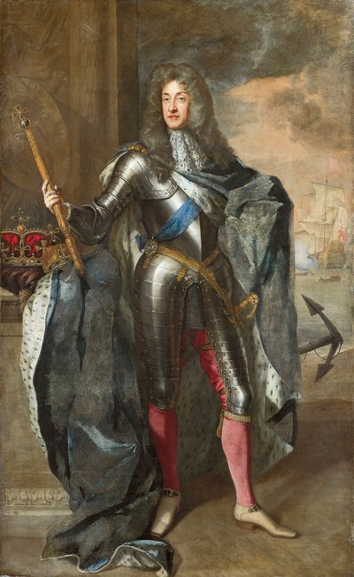 Reino Unido, Inglaterra, Londres, Retrato do Rei George I da Grã-Bretanha (1660-1727) de Godfrey Kneller