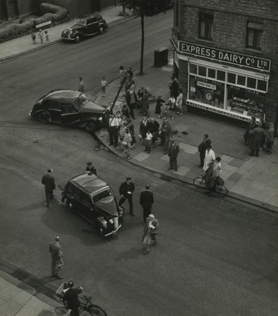 Cenário de rua em Sidmouth Road, no norte de Londres de Godfrey Macdominic