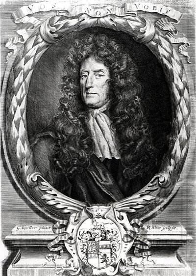 Retrato de Sir Roger LEstrange (1616-1704) de Godfrey after Kneller
