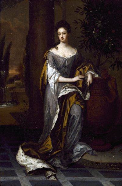 Retrato de uma senhora, sem data de Godfrey studio of Kneller