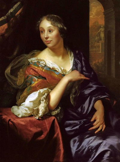Retrato de Françoise van Diemen, 1679. de Godfried Cornelisz Schalcken