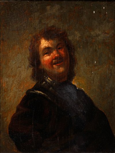 Rembrandt rindo, 1658 de Godfried Cornelisz Schalcken
