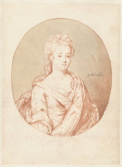 Busto de uma jovem mulher de Godfried Schalcken