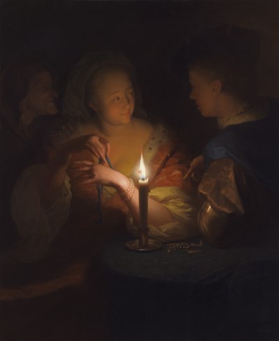 Amantes (Filho pródigo) de Godfried Schalcken
