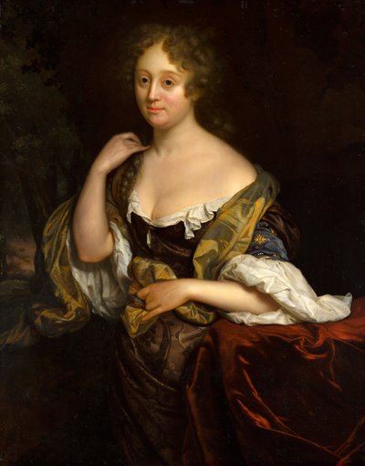 Retrato de Isabella Agneta Deutz (1658-1694/96) de Godfried Schalcken