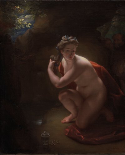 Susana e os anciãos de Godfried Schalcken