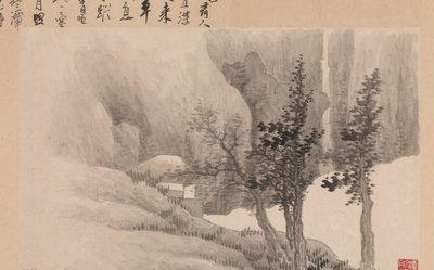 Paisagens com Poemas, 1688. de Gong Xian