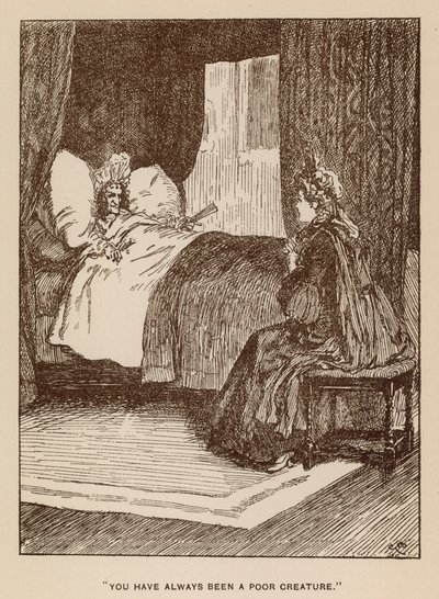 Ilustração para A História de Henry Esmond por Thackeray (litho) de Gordon Frederick (after) Browne