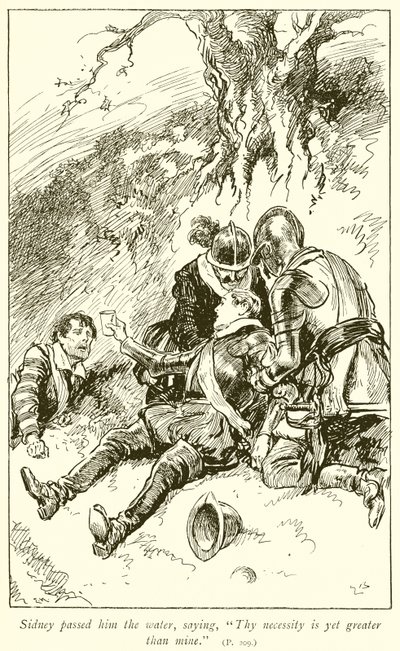 Morte de Sir Philip Sidney de Gordon Frederick Browne