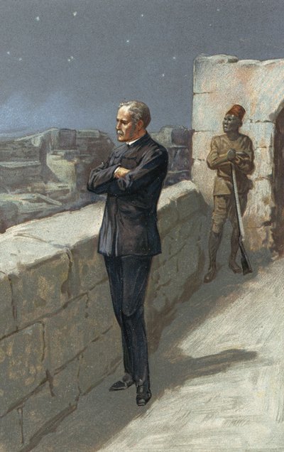 General Gordon em Khartoum, esperando a ajuda que nunca chegou de Gordon Frederick Browne
