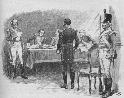 O general Whitelocke foi julgado pela corte marcial, 1902 de Gordon Frederick Browne