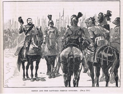 Henry e os oficiais franceses capturados 1513 de Gordon Frederick Browne
