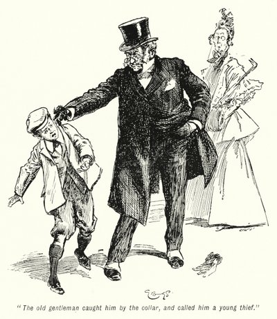 Ilustração para The Story of the Treasure Seekers de E Nesbit (litho) de Gordon Frederick Browne