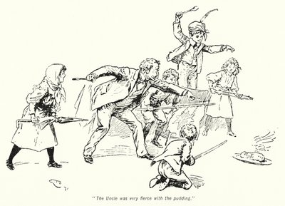 Ilustração para The Story of the Treasure Seekers de E Nesbit (litho) de Gordon Frederick Browne
