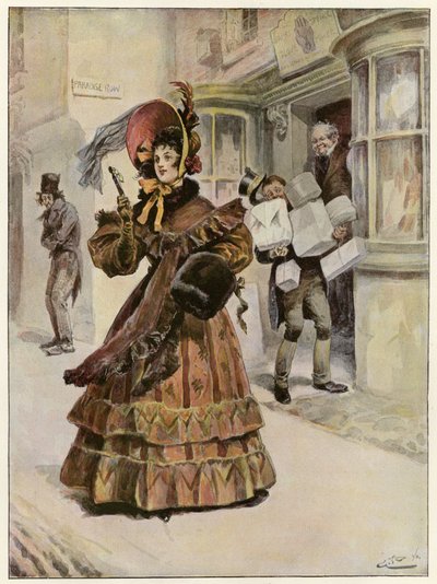 Lady Belinda vai fazer compras para comprar presentes de maré de Gordon Frederick Browne