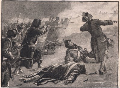 Assalto de Montgomery na cidade baixa, Quebec AD 1775 de Gordon Frederick Browne