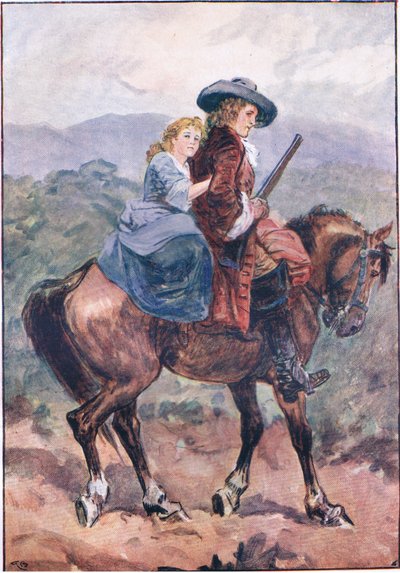 "Agora eu posso chorar o quanto eu quiser", de Lorna Doone pub.by W & R Chambers Ltd, 1921 de Gordon Frederick Browne