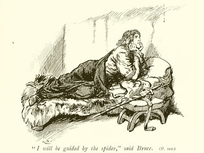 Robert Bruce e a aranha de Gordon Frederick Browne