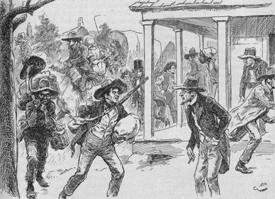 A cidade foi tomada com um pânico desesperado, 1902 de Gordon Frederick Browne