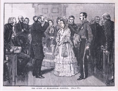 A Rainha do Hospital Kilmainham em 1849 de Gordon Frederick Browne