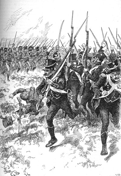 Eles quebraram e fugiram na direção de Maida, 1902 de Gordon Frederick Browne