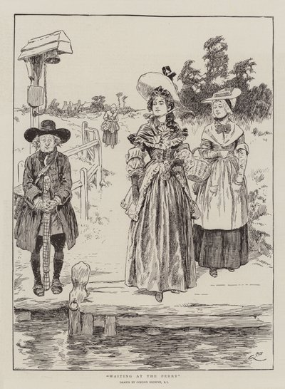 Esperando no Ferry de Gordon Frederick Browne