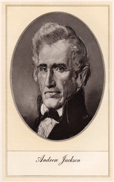 Andrew Jackson, sétimo presidente dos Estados Unidos, início do século XX de Gordon Ross