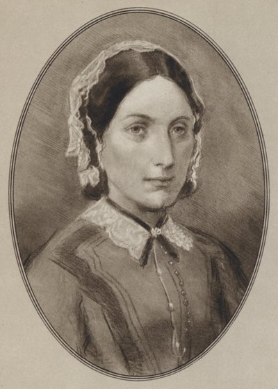 Florence Nightingale (litho) de Gordon Ross