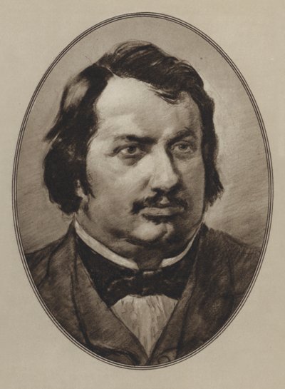 Honoré De Balzac (lito) de Gordon Ross