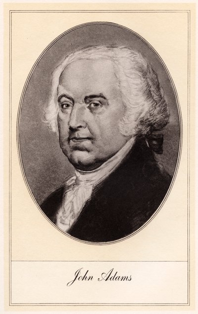 John Adams, segundo presidente dos Estados Unidos, início do século XX. de Gordon Ross