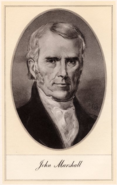 John Marshall, estadista e jurista americano, início do século XX. de Gordon Ross