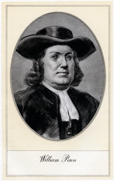 William Penn, fundador da Pensilvânia, início do século XX. de Gordon Ross