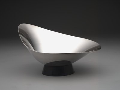 Tigela "Decorator" moderna, c.1959 (placa de prata e plástico) de Gorham Manufacturing Company