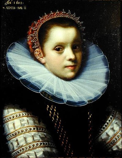 Retrato de uma Jovem Vestida de Rufo de Gortzius Geldorp