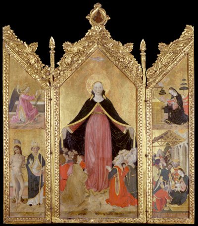 Tríptico da Madonna da Misericórdia de Gottardo Scotti