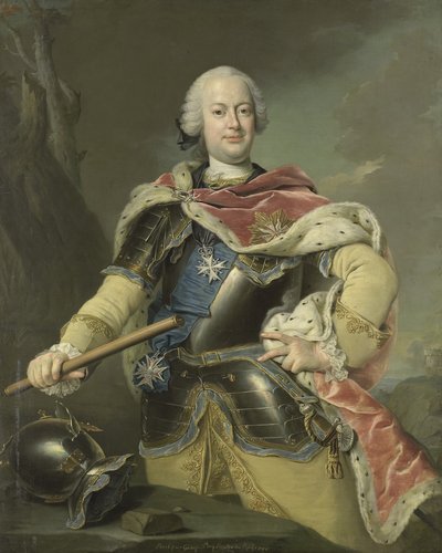 Retrato de Frederick Christian, eleitor da Saxônia 1722-1763, 1751 de Gottfried Boy