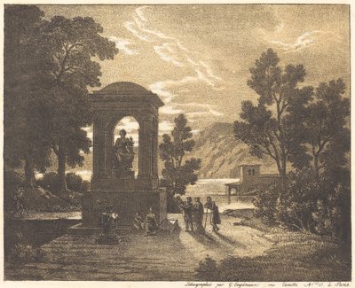 Paisagem Clássica de Gottfried Engelmann