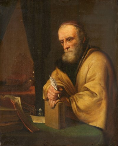 Um velho erudito de Gottfried Kneller (copy after)